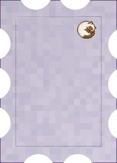 Purple stamp